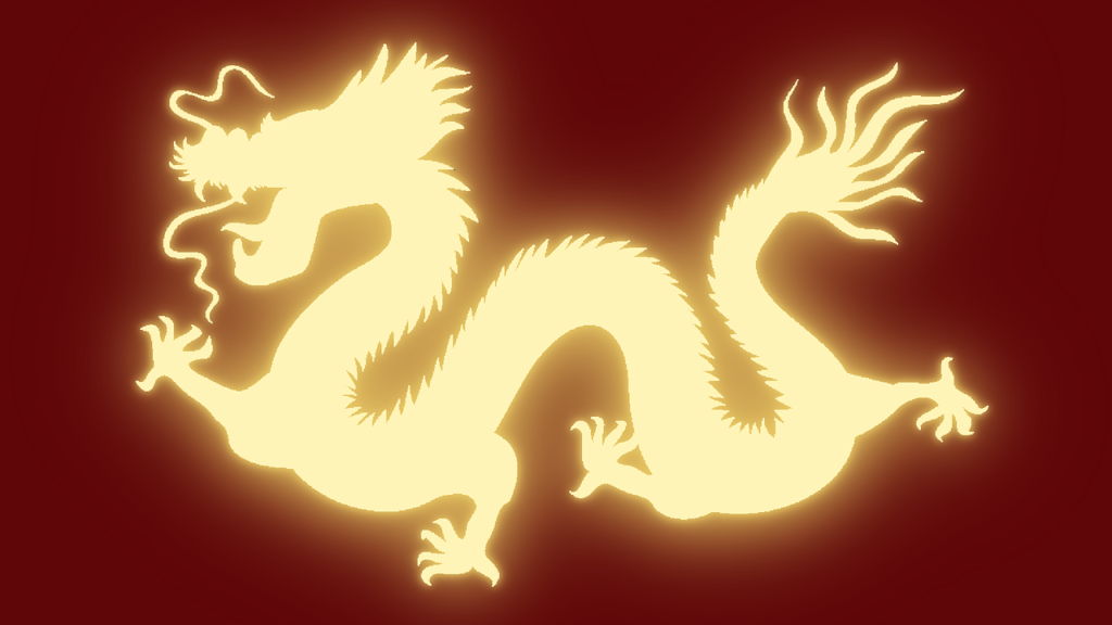 china digital dragão